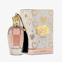 Ard Al Zaafaran Daareen 100 ML EDP at Luca Perfumes Qatar, original women’s floral fragrance with lychee, rose and amber notes available in Doha, Qatar with fast delivery.