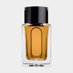 Dunhill London Custom 100 ml Eau de Toilette in a clear rectangular glass bottle with a silver cap and light-toned fragrance inside.