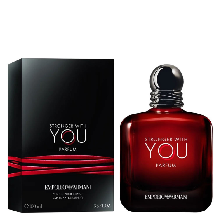 Emporio Armani Stronger With You 100ml Parfum with warm sweet scent, original fragrance in Qatar