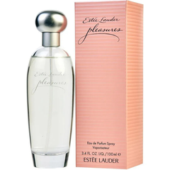 Buy Estee Lauder Pleasures Eau de Parfum 100ml 100ML EDP in Qatar, fresh floral women perfume, long lasting scent, best price Doha.