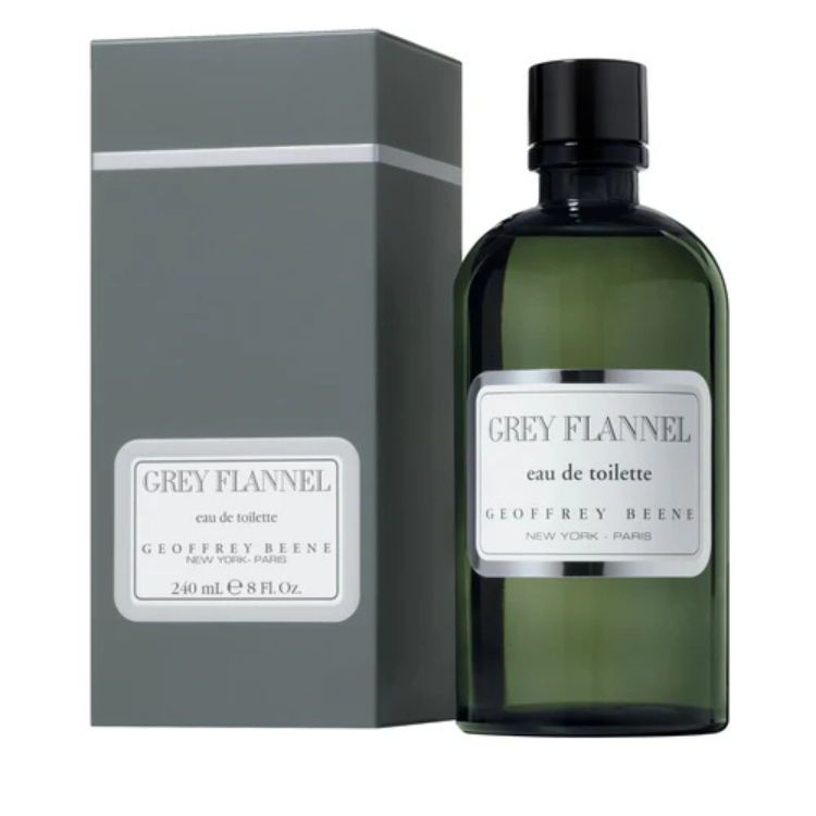 Geoffrey Beene Grey Flannel 240 ML EDT original men’s perfume available at Luca Perfumes Qatar – classic aromatic woody fragrance in Doha Qatar