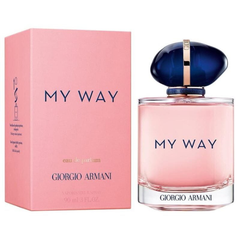 Giorgio Armani My Way Eau de Parfum, My Way perfume bottle, Armani luxury fragrance, floral fresh women’s perfume, long lasting EDP 90 ml, designer niche fragrance, Giorgio Armani signature scent