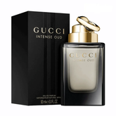 Gucci Intense Oud 90ml EDP perfume with deep woody oud scent, original fragrance in Qatar