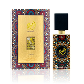 Lattafa Ajwad 100ML EDP luxurious woody oriental fragrance for men available at Luca Perfumes Qatar with fast delivery in Doha