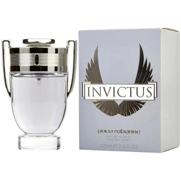 Paco Rabanne Invictus 100ml EDT perfume with fresh aquatic woody scent, original fragrance in Qatar
