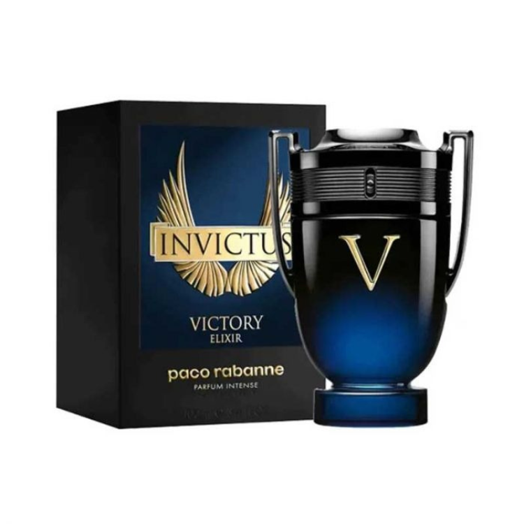 Paco Rabanne Invictus Victory Elixir 100ml Parfum Intense perfume with bold fresh spicy scent, original fragrance in Qatar