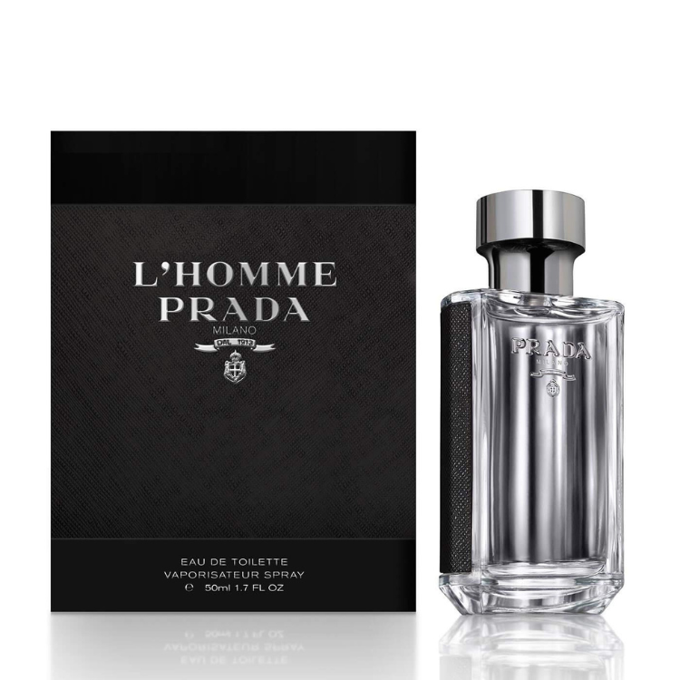 Buy Prada L’Homme Prada Eau de Toilette 100ml 100ML EDT in Qatar, elegant men perfume, long lasting scent, best price Doha.