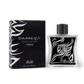 Rasasi Daarej Pour Homme Verve Eau De Parfum 100ML at Luca Perfumes Qatar – fresh woody and aromatic men’s fragrance available in Qatar with fast delivery.