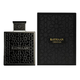 Rayhaan Obsidian EDP 100ML available at Luca Perfumes Qatar – luxury dark fragrance perfume in Qatar