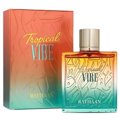 Rayhaan Tropical Vibe Eau de Parfum 100ML available at Luca Perfumes Qatar – fresh tropical fragrance perfume in Qatar