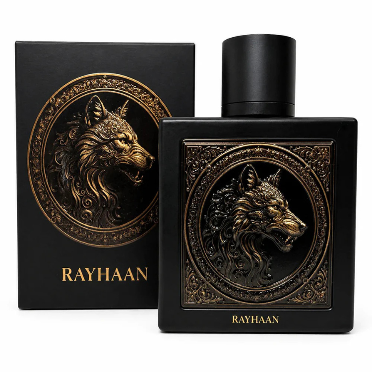 Rayhaan Wolf EDP 100ML for Men available at Luca Perfumes Qatar – luxury men’s fragrance perfume in Qatar