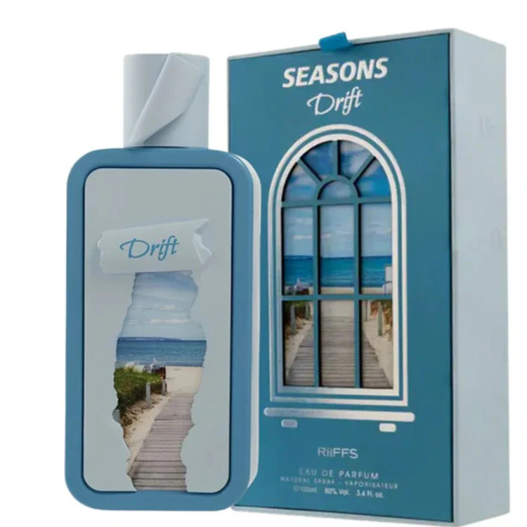 Riiffs Seasons Drift Eau de Parfum 100ML available at Luca Perfumes Qatar – authentic Riiffs fragrance in Doha with same day delivery across Qatar