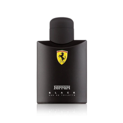 Ferrari Scuderia Ferrari Black 125 ML EDT original men’s perfume available at Luca Perfumes Qatar – fresh woody aromatic fragrance in Doha Qatar