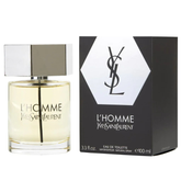 YSL L’Homme 100ml EDT perfume with fresh woody citrus scent, original fragrance in Qatar