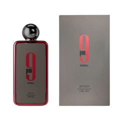 Afnan 9 PM Rebel EDP 100ML available at Luca Perfumes Qatar – bold luxury fragrance perfume in Qatar
