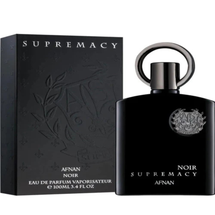 Afnan Supremacy Noir EDP 100ML available at Luca Perfumes Qatar – luxury dark fragrance perfume in Qatar
