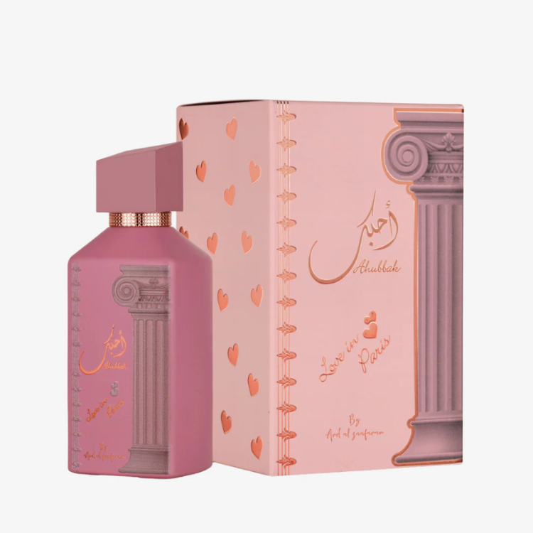 Ard Al Zaafaran Ahubbak 100 ML EDP at Luca Perfumes Qatar, original women’s fruity floral perfume with pear, jasmine and vanilla notes available in Doha, Qatar with fast delivery.