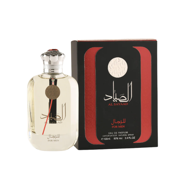 Ard Al Zaafaran Al Sayaad For Men 100 ML EDP at Luca Perfumes Qatar, original men’s Arabic perfume with spicy, woody and oud notes available in Doha, Qatar with fast delivery.
