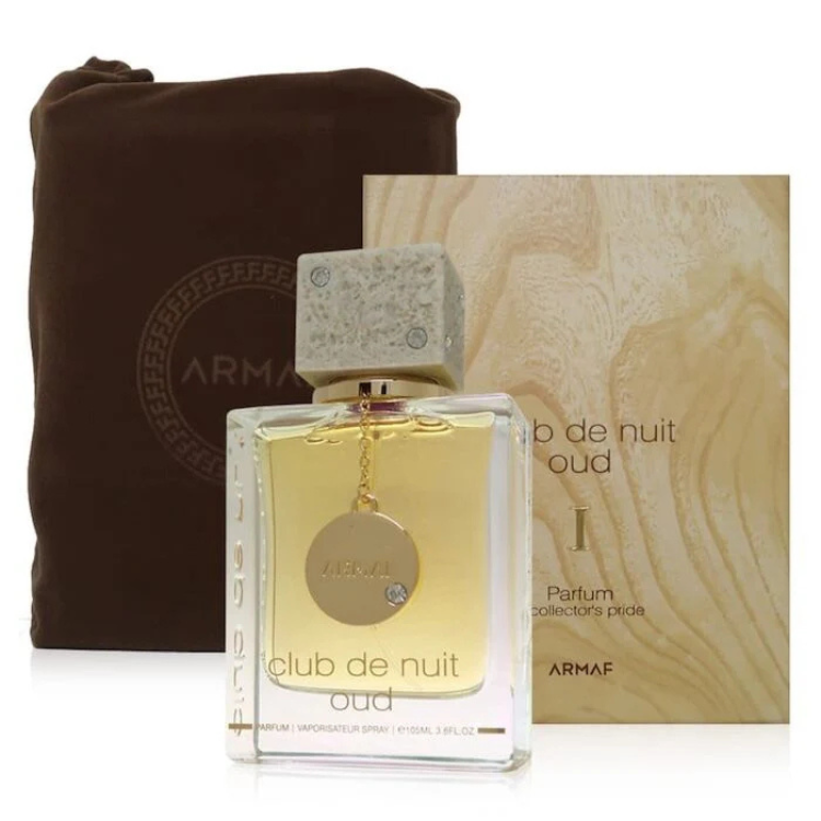 Armaf Club De Nuit Oud 1 105ML Parfum rich bold oud fragrance for men available at Luca Perfumes Qatar with fast delivery across Doha and Qatar