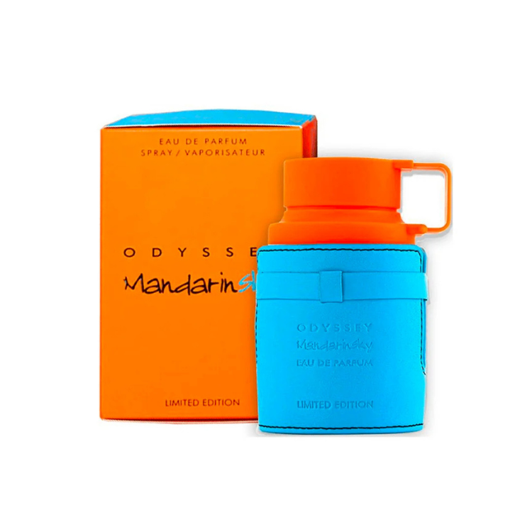 Armaf Odyssey Mandarin Sky EDP Limited Edition 100ML for Men available at Luca Perfumes Qatar – authentic Armaf fragrance in Doha with same day delivery across Qatar
