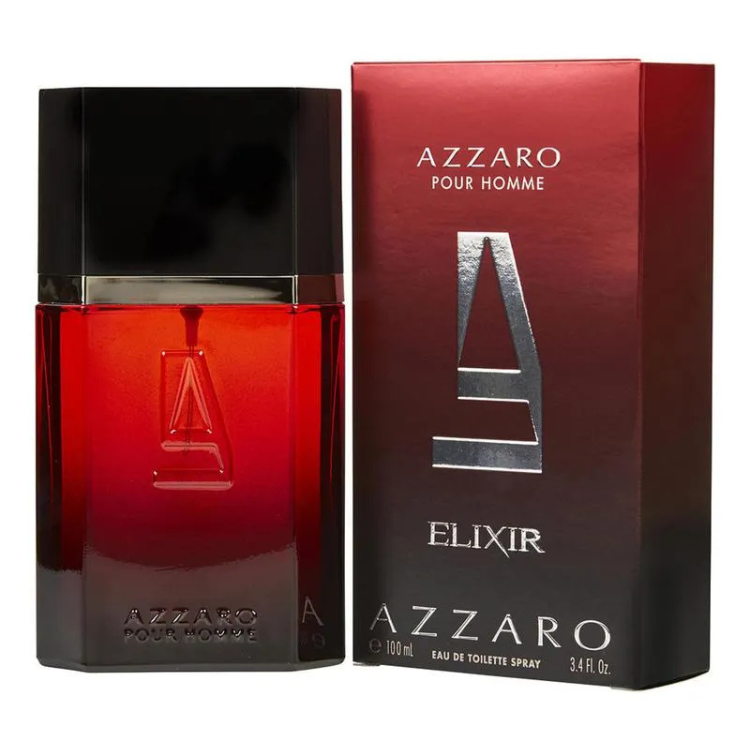 Azzaro Pour Homme Elixir 100 ML EDT original men’s perfume available at Luca Perfumes Qatar – rich spicy aromatic fragrance in Doha Qatar
