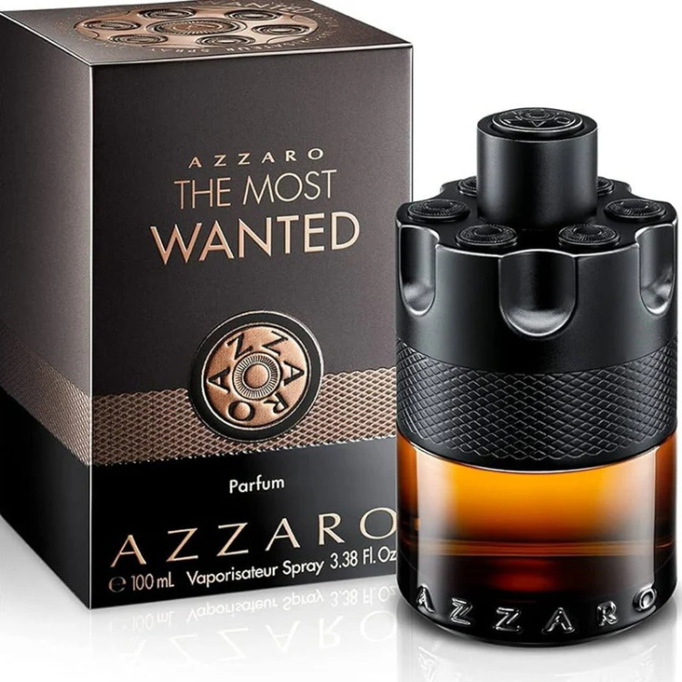 Azzaro The Most Wanted 100 ML Parfum original men’s perfume available at Luca Perfumes Qatar – intense warm spicy fragrance in Doha Qatar

