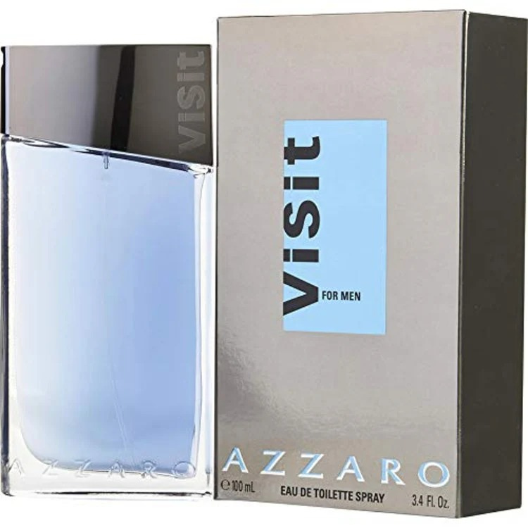 Azzaro Visit For Men 100 ML EDT original men’s perfume available at Luca Perfumes Qatar – fresh aromatic citrus fragrance in Doha Qatar
