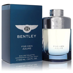 Buy Bentley For Men Azure Eau de Toilette 100ml 100ML EDT in Qatar, fresh men perfume, long lasting scent, best price Doha.
