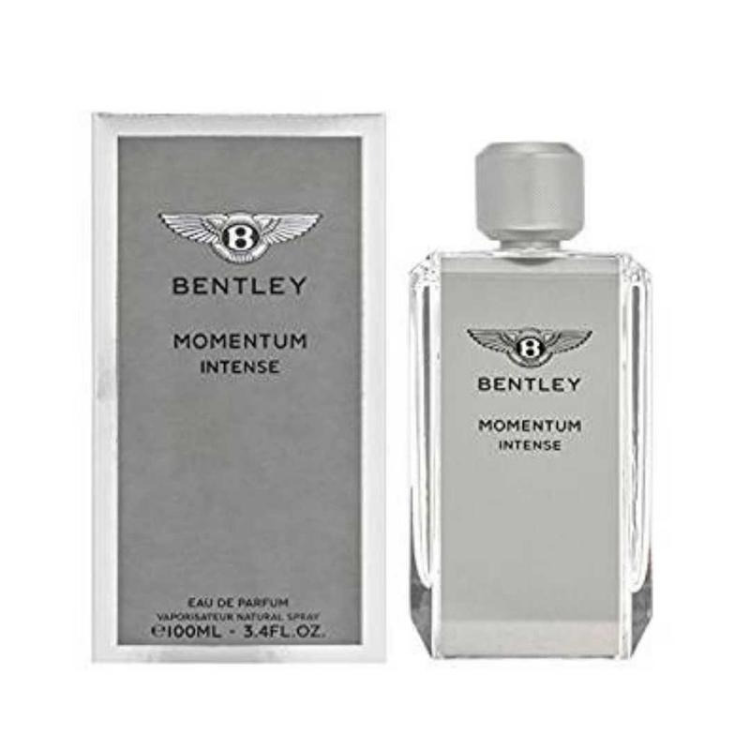 Buy Bentley Momentum Intense Eau de Parfum 100ml 100ML EDP in Qatar, bold men perfume, long lasting scent, best price Doha.
