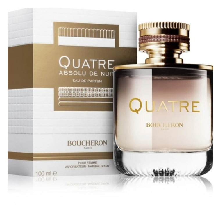 Boucheron Quatre Absolu de Nuit EDP 100ML for Women available at Luca Perfumes Qatar – elegant, sensual women’s designer fragrance perfume in Qatar