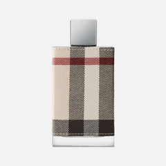 Burberry for Women 100ml eau de parfum bottle in classic round glass design with soft gold cap