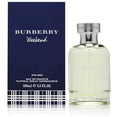 Burberry Weekend for Women 100ml eau de parfum bottle with soft beige tone and simple rounded design

