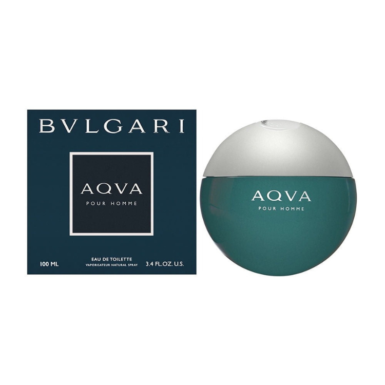 Bvlgari Aqva Pour Homme 100ml EDT perfume with fresh aquatic amber scent, original fragrance in Qatar
