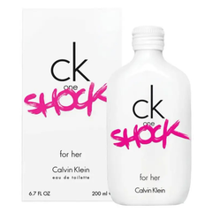 Calvin Klein CK One Shock For Her 200ml EDT original women’s perfume available at Luca Perfumes Qatar in Doha Qatar