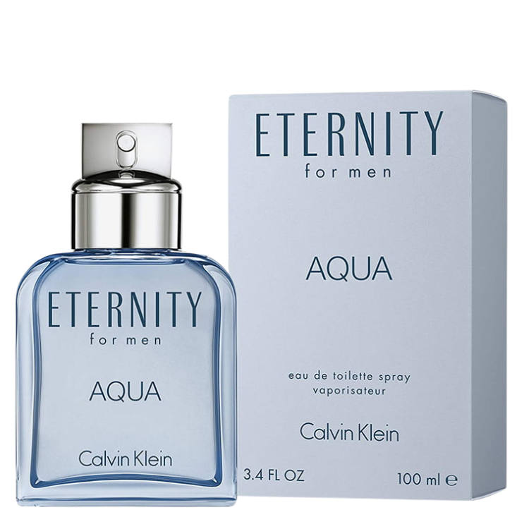 Calvin Klein Eternity For Men Aqua 100ml EDT original men’s perfume available at Luca Perfumes Qatar in Doha Qatar