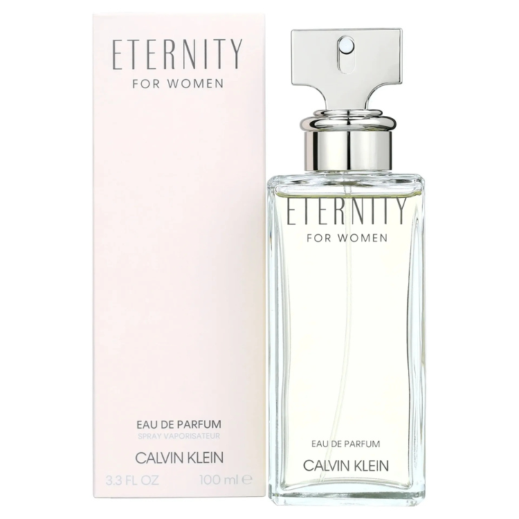 Calvin Klein Eternity For Women 100ml EDP original women’s perfume available at Luca Perfumes Qatar in Doha Qatar