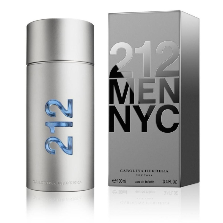 Carolina Herrera 212 Men NYC 100ml EDT perfume with fresh spicy woody scent, original fragrance in Qatar
