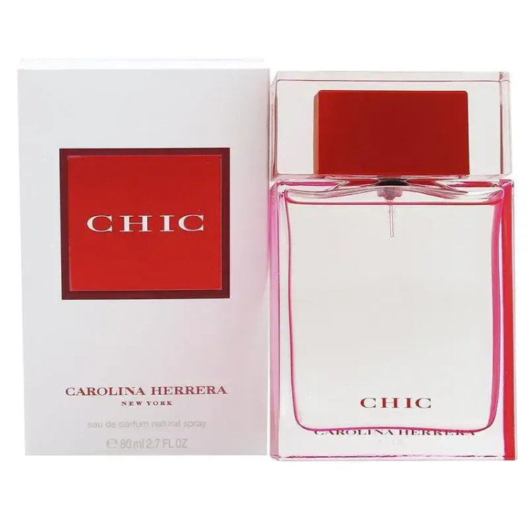 Carolina Herrera Chic 80ml EDP perfume with fresh floral fruity scent, original fragrance in Qatar

