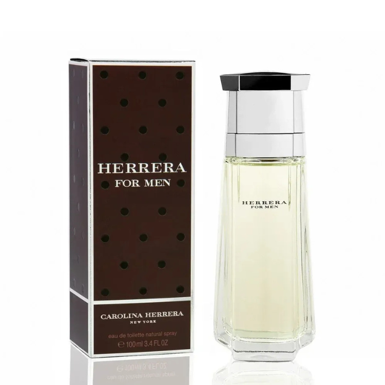 Carolina Herrera Herrera for Men 100ml EDT perfume with fresh citrus woody scent, original fragrance in Qatar
