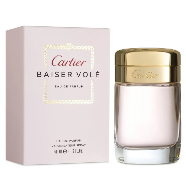 Cartier Baiser Volé 100ml EDP perfume with fresh white floral scent, original fragrance in Qatar