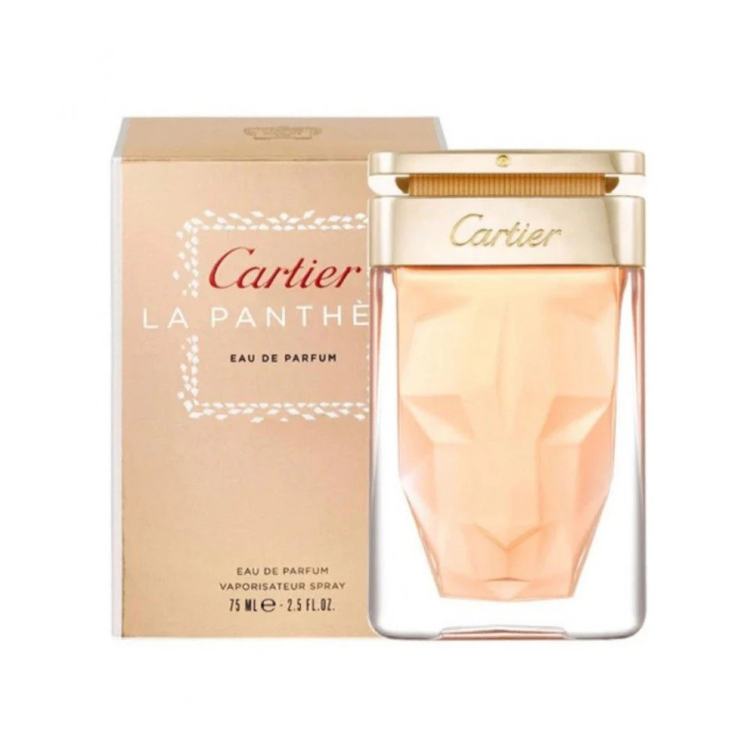 Cartier La Panthere 75ml EDP perfume with rich warm floral musk scent, original fragrance in Qatar
