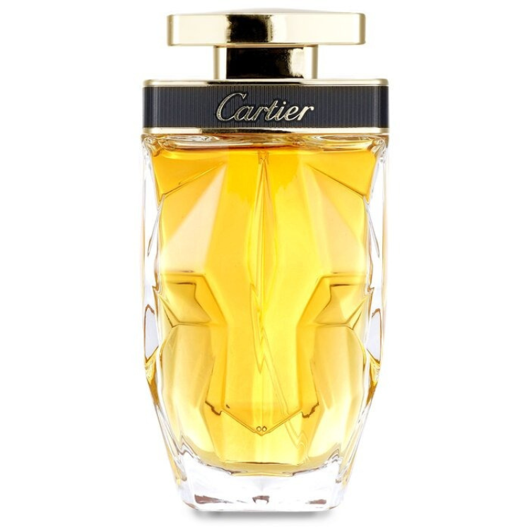 Cartier La Panthère 75ml Parfum perfume with rich warm floral musk scent, original fragrance in Qatar
