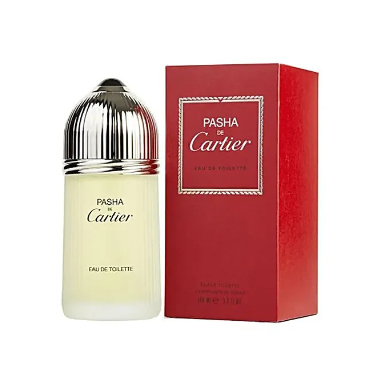 Cartier Pasha de Cartier 100 ml EDT perfume with fresh woody aromatic scent, original fragrance in Qatar

