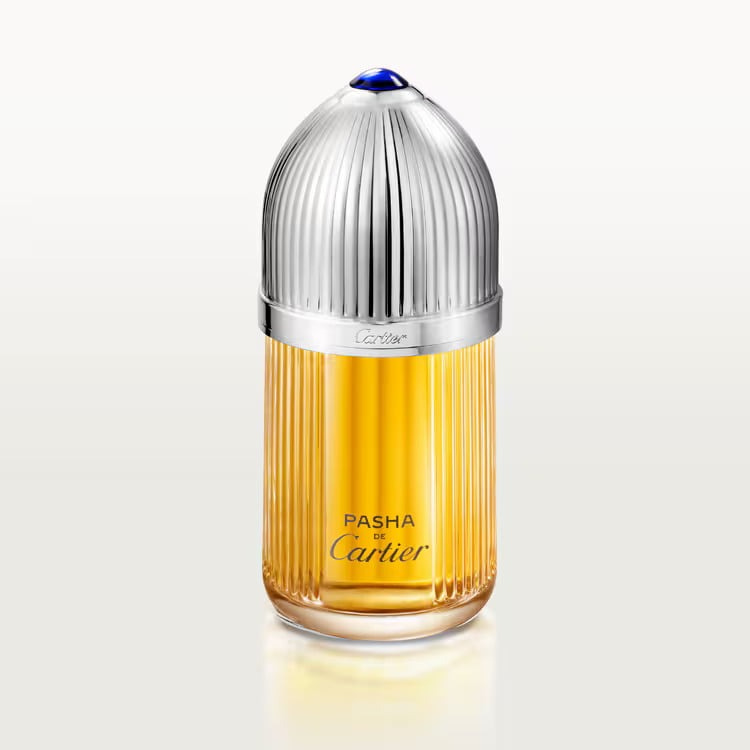 Cartier Pasha de Cartier 100 ml Parfum — perfume with rich warm woody aromatic scent, original fragrance in Qatar
