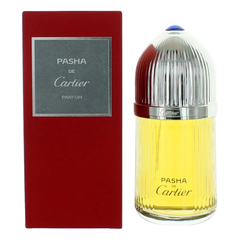 Cartier Pasha de Cartier 100 ml Parfum perfume with rich warm woody aromatic scent, original fragrance in Qatar
