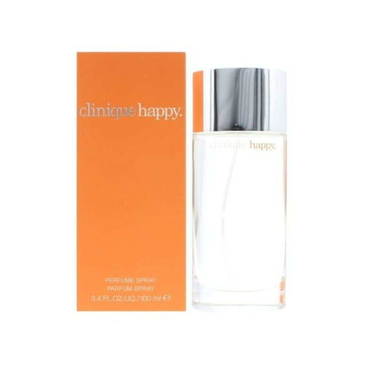 Buy Clinique Happy Eau de Parfum 100ml 100ML Parfum in Qatar, fresh women perfume, long lasting scent, best price Doha.
