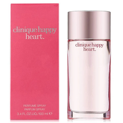 Buy Clinique Happy Heart Eau de Parfum 100ml 100ML Parfum in Qatar, joyful women perfume, long lasting scent, best price Doha.
