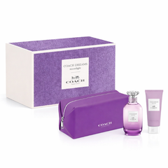 Shop Coach Dreams Moonlight Gift Set 90 ML EDP at Luca Perfumes Qatar, original women’s perfume gift set available in Doha, Qatar with fast delivery.
