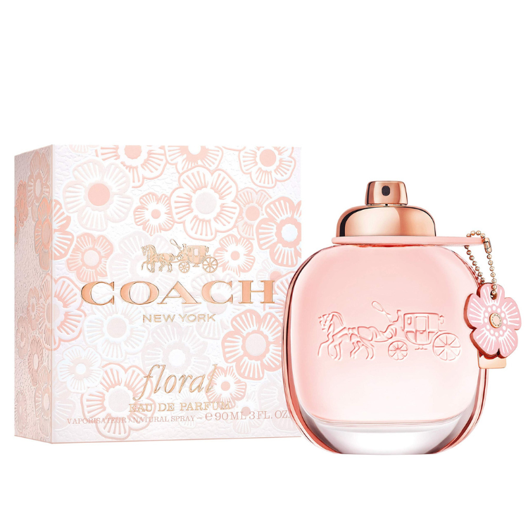 Coach New York Floral 90ml EDP perfume with soft floral scent, original fragrance in Qatar