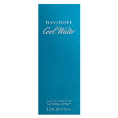 Buy Davidoff Cool Water Eau de Toilette 75ml 75ML EDT in Qatar, fresh aquatic men perfume, long lasting scent, best price Doha.
